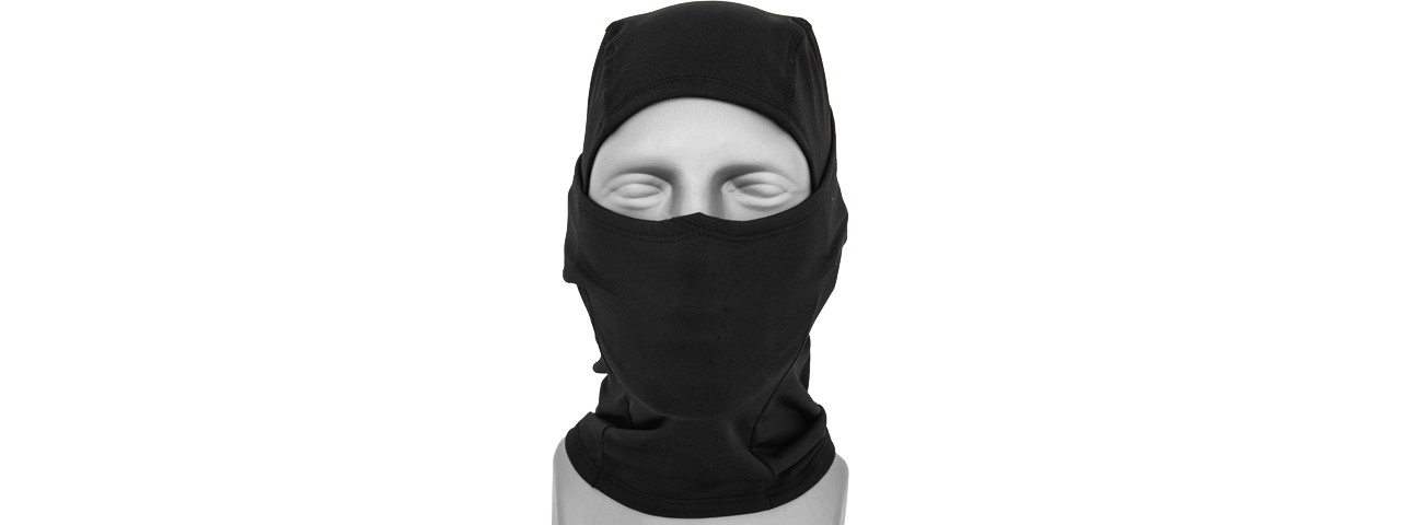 AC-384B TACTICAL "WINTER" FLEECE BALACLAVA (COLOR: BLACK) - Click Image to Close