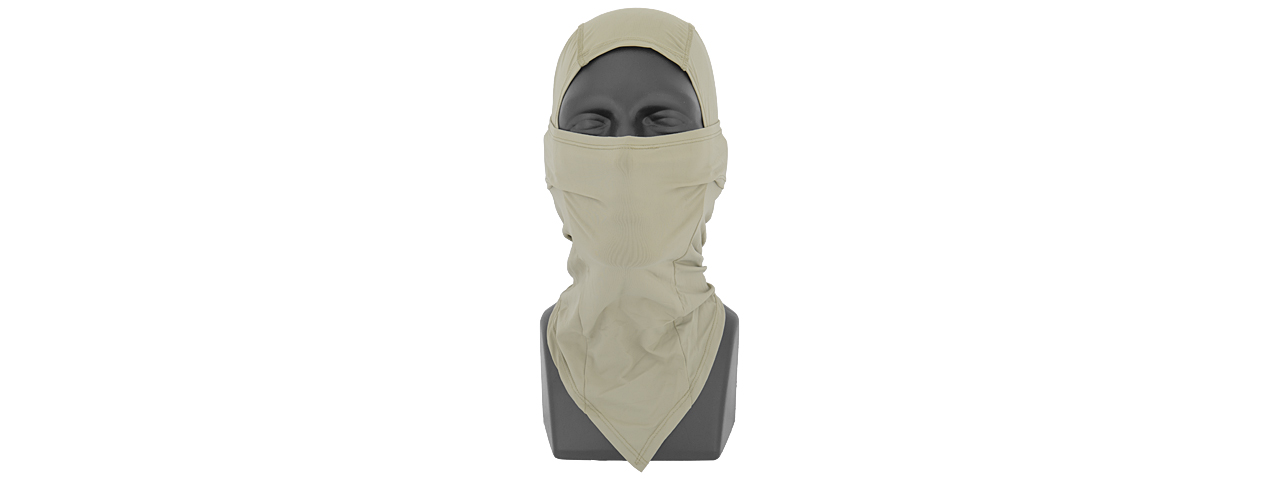 AC-386KL QUICK DRYING BALACLAVA LONG (KHAKI) - Click Image to Close