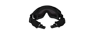 AC-444BH SI BALLISTIC GOGGLE FOR HELMETS (FRAME COLOR: BLACK)