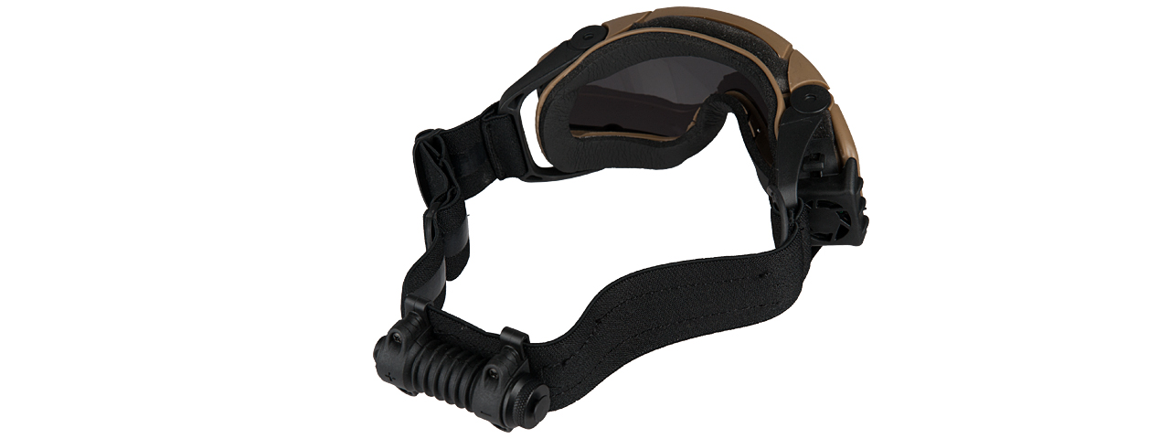 AC-444TF SI BALLISTIC GOGGLE FAN VERSION w/2 LENS (FRAME COLOR: TAN) - Click Image to Close