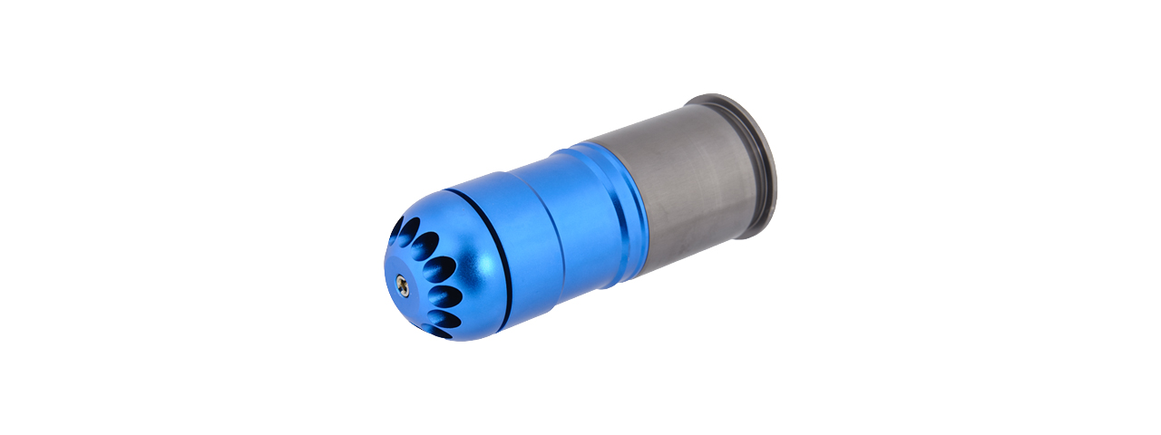 AC-463L 40MM CARTRIDGES 120RDS GRENADE - IMPROVED VERSION (BLUE) - Click Image to Close