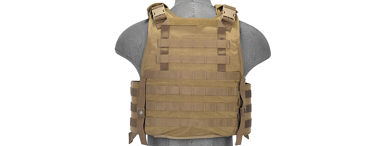 AC-464T Scalable Tactical Vest (Tan) - Click Image to Close