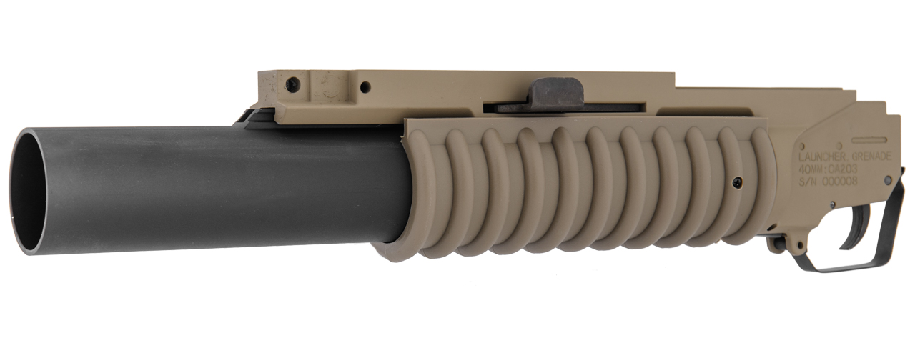 AC-465LT QUICK-DETACH M203 LAUNCHER "LONG VERSION" (TAN) - Click Image to Close