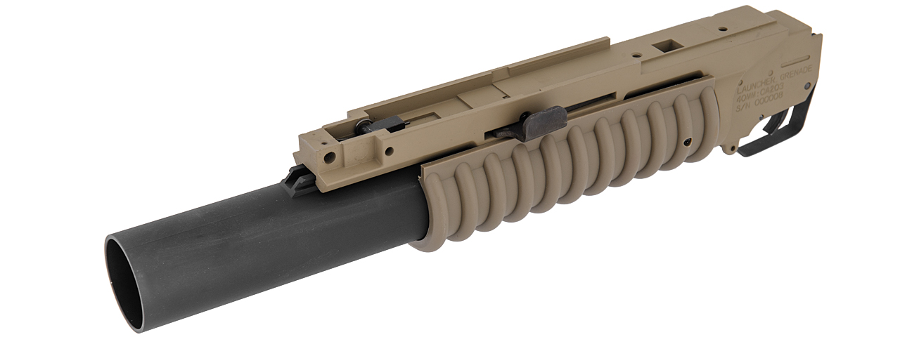 AC-465LT QUICK-DETACH M203 LAUNCHER "LONG VERSION" (TAN) - Click Image to Close