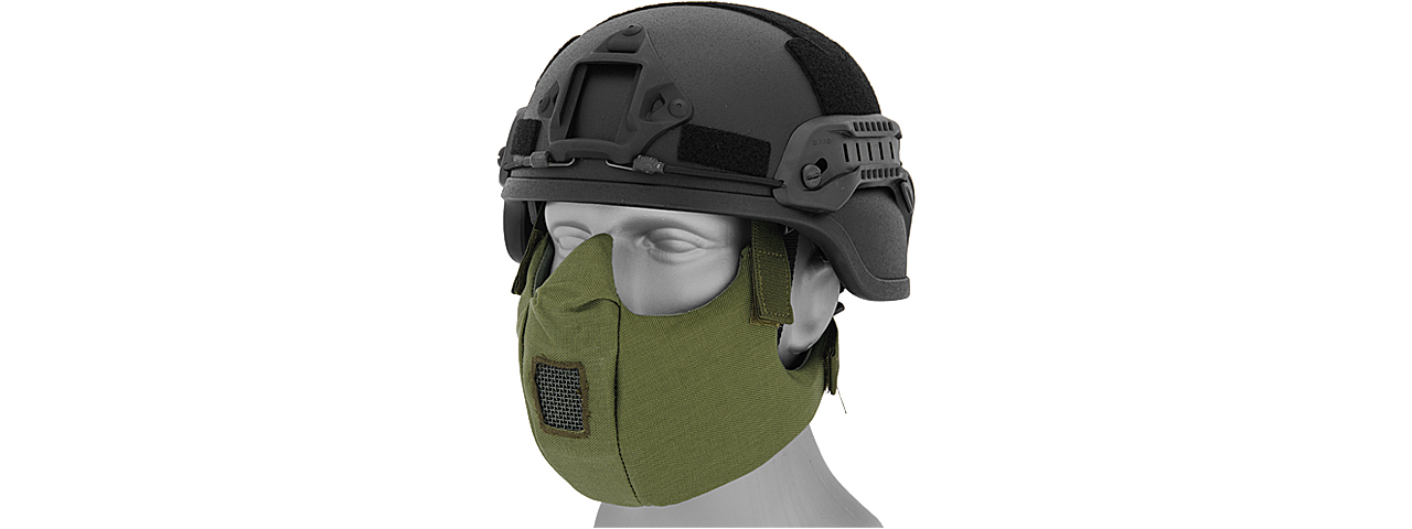 AC-471G V5 CONQUERORS MASK (OD GREEN) - Click Image to Close