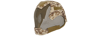 AC-472D V6 STRIKE MESH MASK HELMET (DESERT DIGITAL)