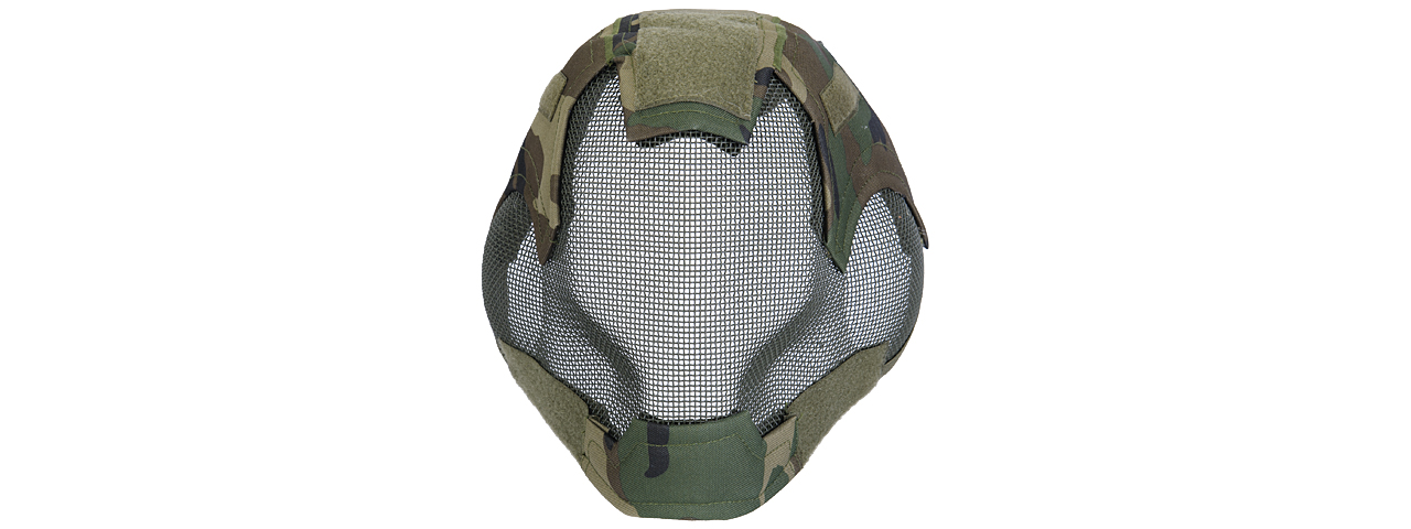 AC-472W V6 STRIKE MESH MASK HELMET (WOODLAND CAMO) - Click Image to Close