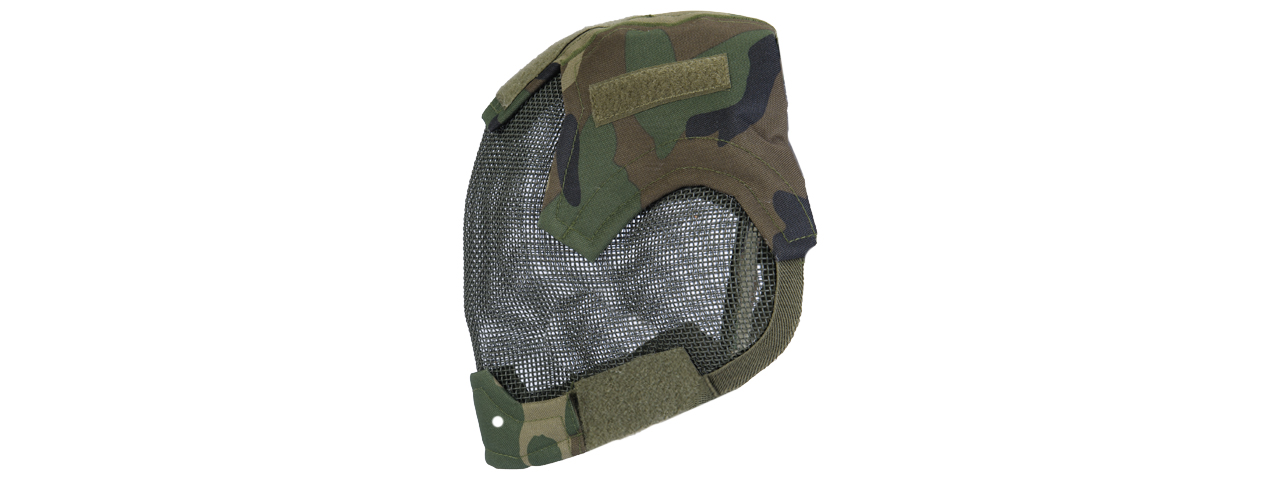 AC-472W V6 STRIKE MESH MASK HELMET (WOODLAND CAMO)