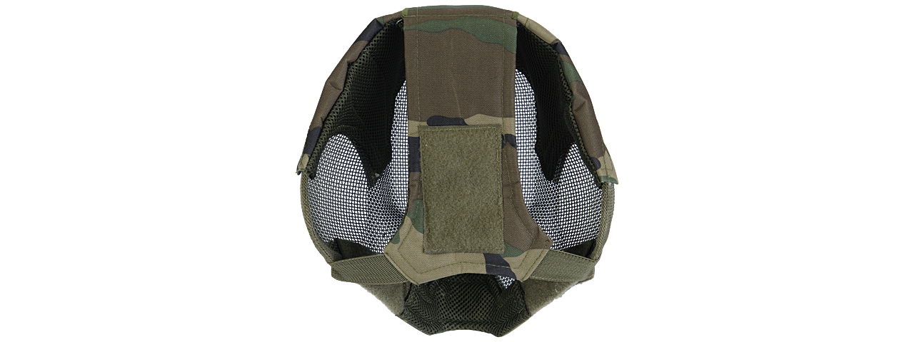 AC-472W V6 STRIKE MESH MASK HELMET (WOODLAND CAMO) - Click Image to Close