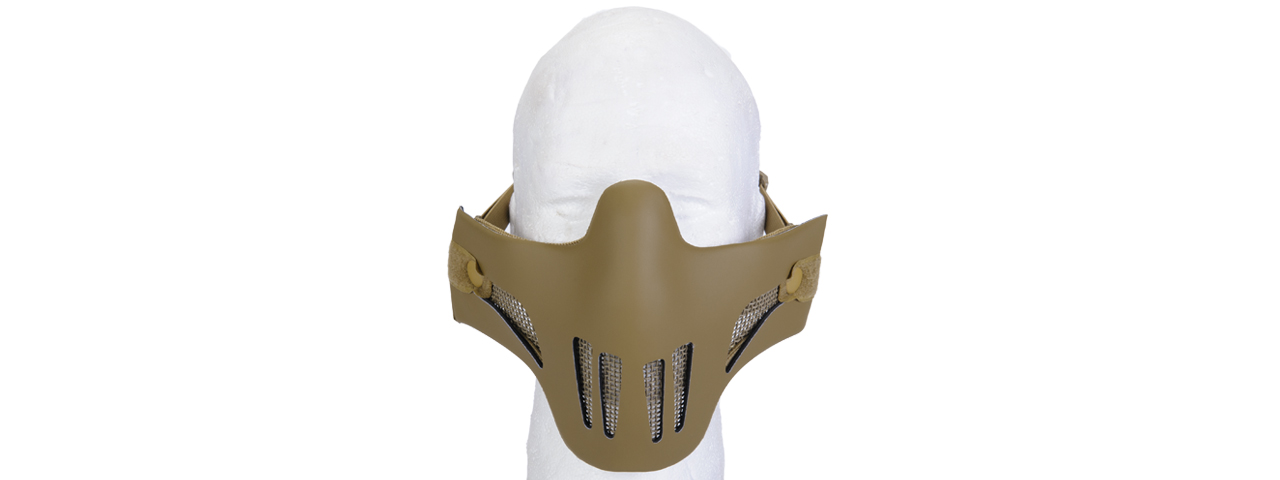 AC-477T POLYMER MESH VENTED HALF MASK (TAN)