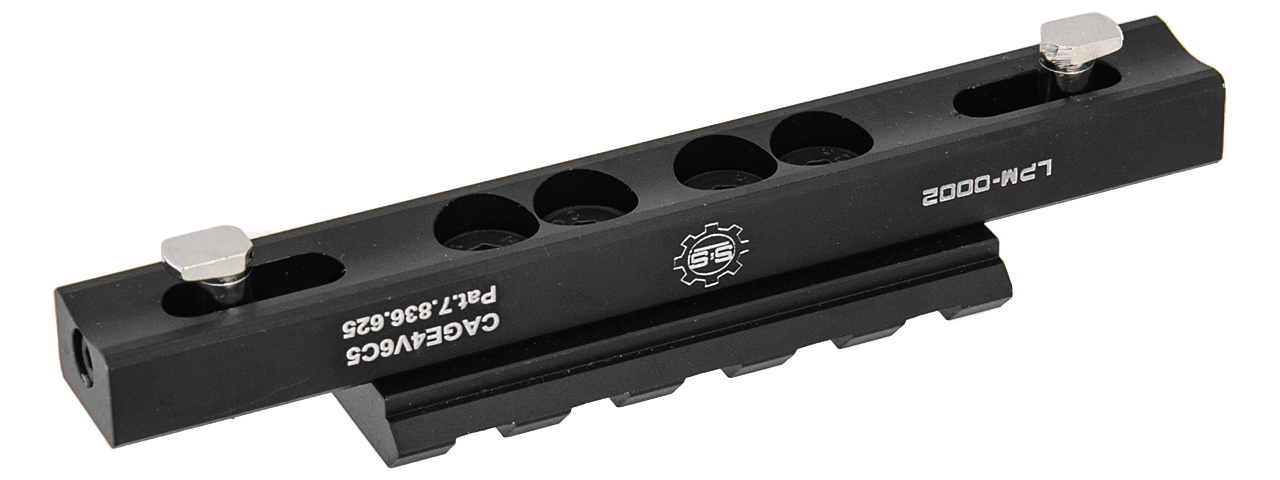 AC-506B 45-DEGREES LOWPRO MOUNT (BLACK) FOR MK416 RAIL