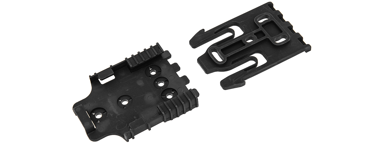 UK ARMS AIRSOFT HOLSTER QUICK LOCKING SYSTEM KIT - BLACK - Click Image to Close
