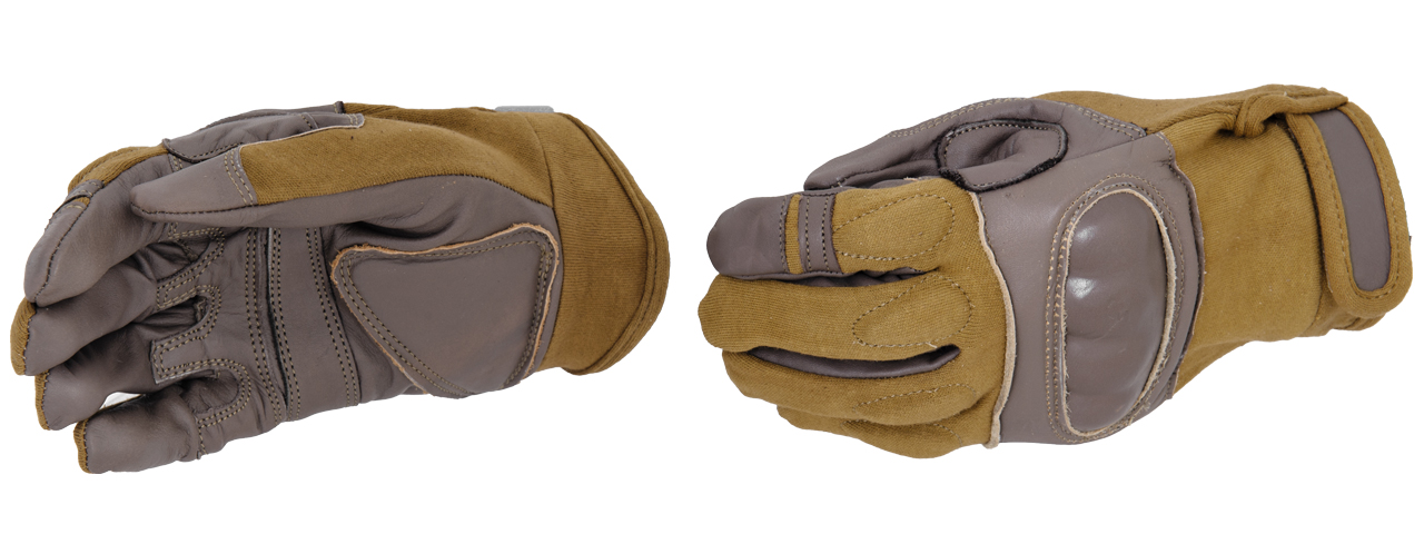 AC-803S Hard Knuckle Glove (Coyote) - Size S - Click Image to Close