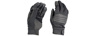 OPS TACTICAL AIRSOFT PADDED GLOVES - BLACK