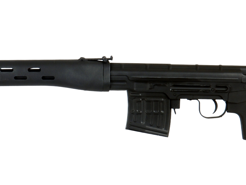 Atlas Custom Works SVD SSR Dragunov Full Metal Airsoft Specialized Sniper Rifle AEG (Color: Black)