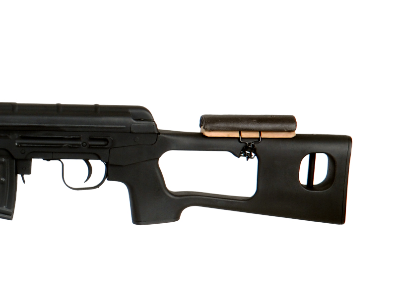 Atlas Custom Works SVD SSR Dragunov Full Metal Airsoft Specialized Sniper Rifle AEG (Color: Black) - Click Image to Close