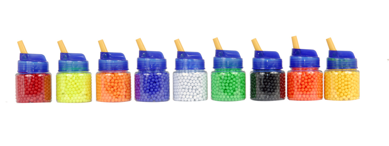 UKARMS BB1000BOTTLE 0.12g 6mm BBs, 1000 Rounds per Bottle (Mixed BB Color Per Case)