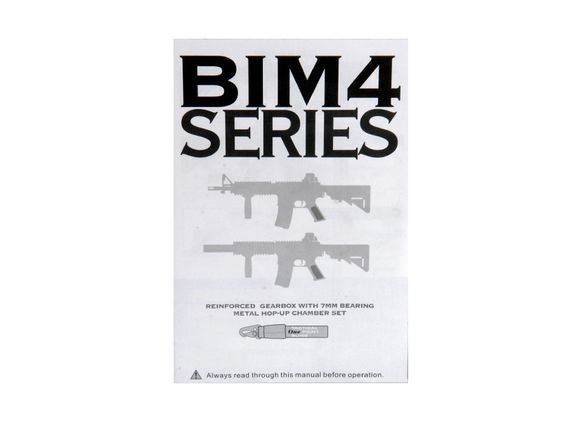 BI-3981M-NB M4 CQB-R METAL AIRSOFT AEG - NO BATTERY/CHARGER (BLACK) - Click Image to Close