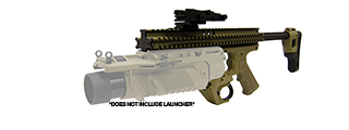 Lancer Tactical CA-08T RAS Platform for EGLM Launcher in Tan