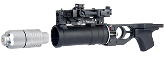 Lancer Tactical CA-10 Mountable AK74U Grenade Launcher, Gas Grenade Shell Included