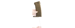 Lancer Tactical 320 Round Airsoft Masada Flash Magazine (Color: Tan)