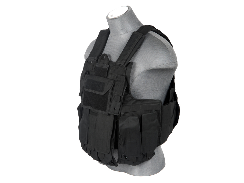 Lancer Tactical CA-303B Tactical Strike Tactical Vest in Black