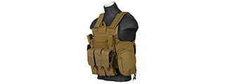 CA-303TM Strike Tactical Vest (Color: Tan, Size: Large)