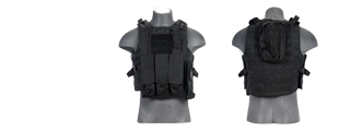 Lancer Tactical CA-304B Tactical Vest in Black