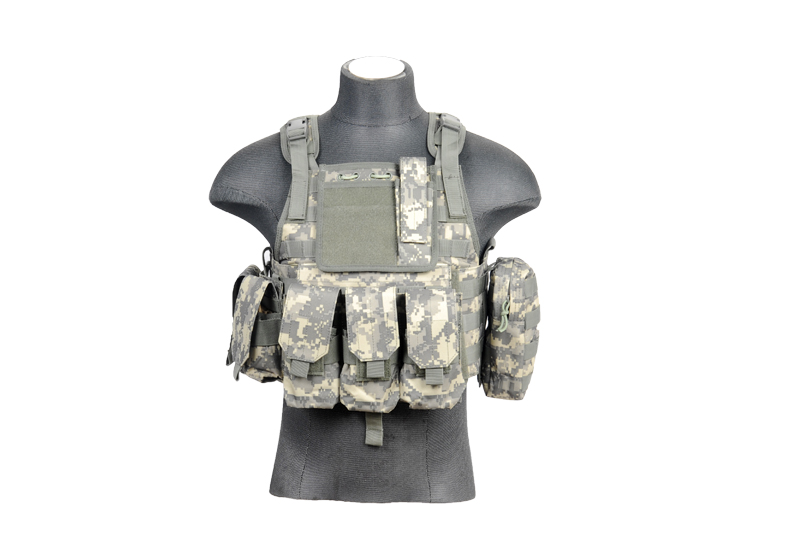 Lancer Tactical CA-305A Assault Tactical Vest in ACU - Click Image to Close