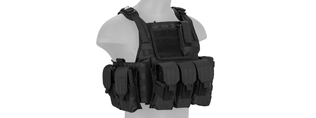 Lancer Tactical CA-305B Tactical Assault Vest in Black