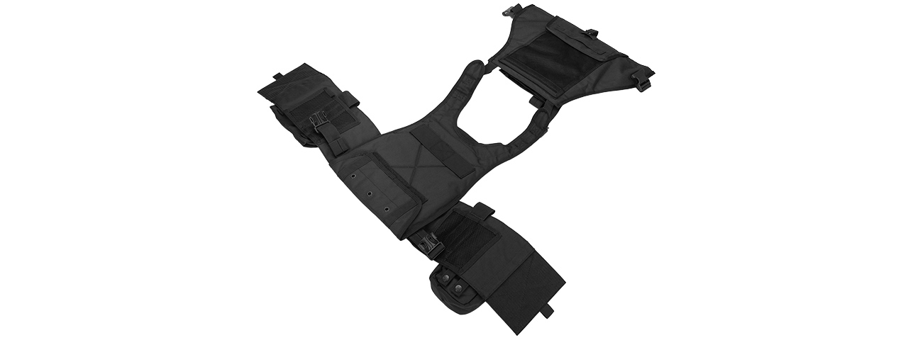 CA-305BN Nylon Assault Tactical Vest (Black) - Click Image to Close