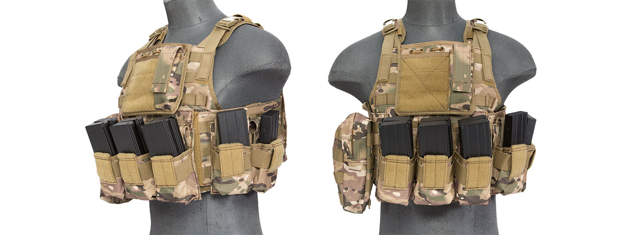 CA-305CN Nylon Assault Tactical Vest (Camo) - Click Image to Close