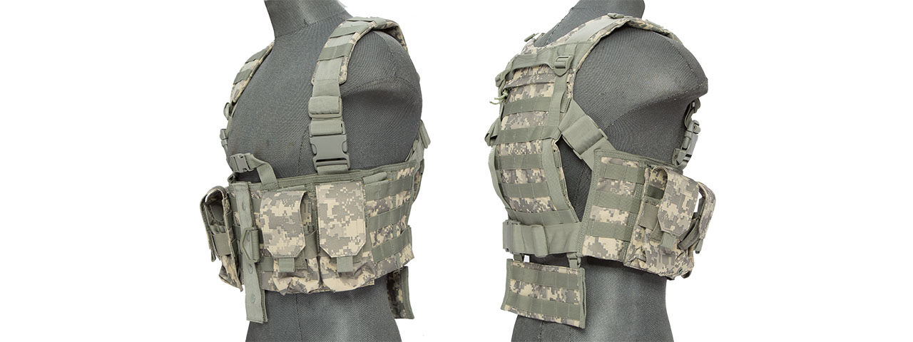 Lancer Tactical CA-306A M4 Chest Harness in ACU - Click Image to Close