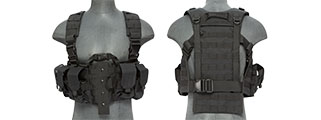 CA-306BN NYLON M4 CHEST HARNESS (BK)