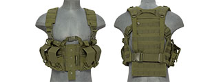 Lancer Tactical CA-306G M4 Chest Harness in OD