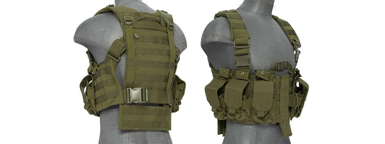 CA-306GN NYLON M4 CHEST HARNESS (OD)