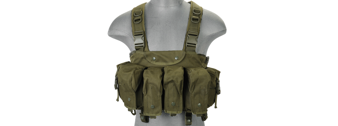 LANCER TACTICAL CA-308G AK CHEST RIG (OD GREEN) - Click Image to Close
