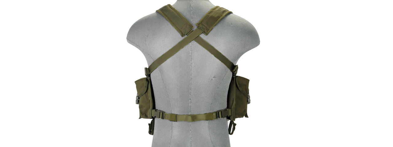 LANCER TACTICAL CA-308G AK CHEST RIG (OD GREEN)