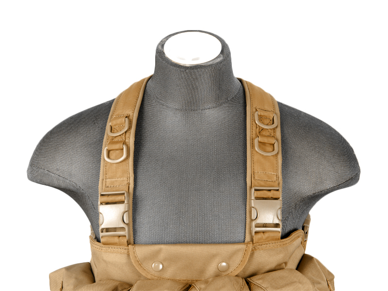 Lancer Tactical CA-308T AK Chest Rig in Tan