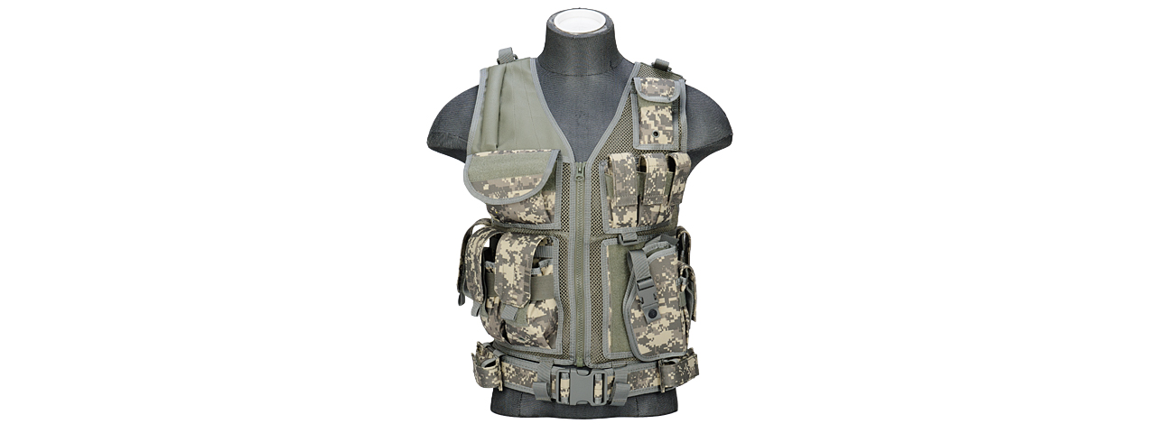 Lancer Tactical CA-310A Cross Draw Vest in ACU