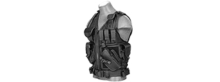 Lancer Tactical CA-310B Cross Draw Vest in Black