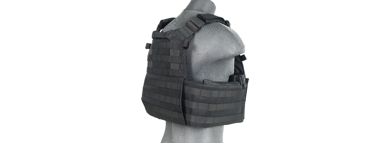 CA-311B2N 1000D NYLON MOLLE AIRSOFT PLATE CARRIER (BLACK) - Click Image to Close