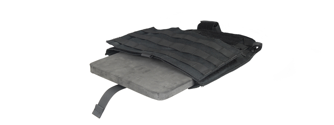 CA-311B2 69T4 Tactical Vest w/ Triple Inner Mag Pouch (Black) - Click Image to Close