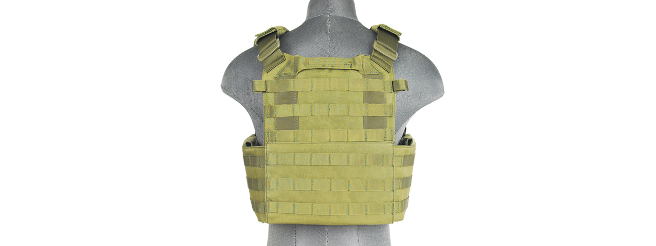 69T4 Tactical Vest w/ Triple Inner Mag Pouches (OD Green)