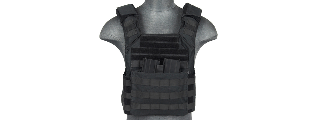 CA-313B2 SAPC w/DUAL INNER MAG POUCH + SHOULDER PADS (BLACK)