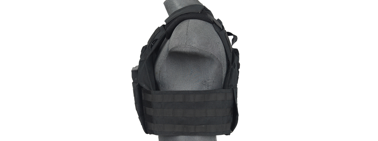 CA-313B2 SAPC w/DUAL INNER MAG POUCH + SHOULDER PADS (BLACK)