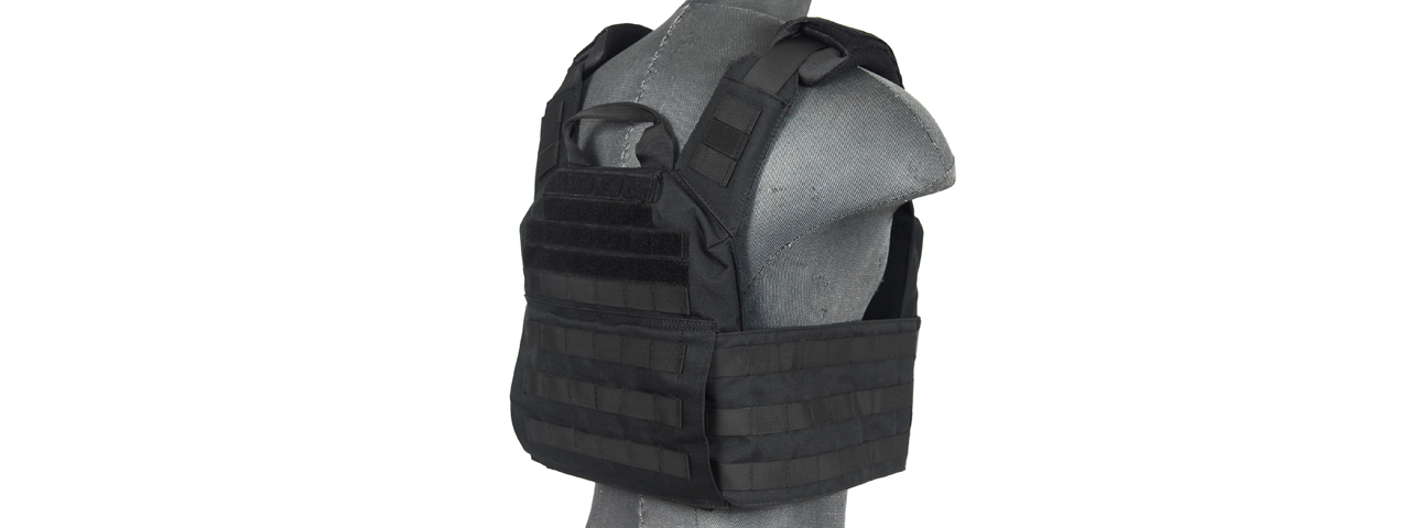 CA-313B2 SAPC w/DUAL INNER MAG POUCH + SHOULDER PADS (BLACK) - Click Image to Close