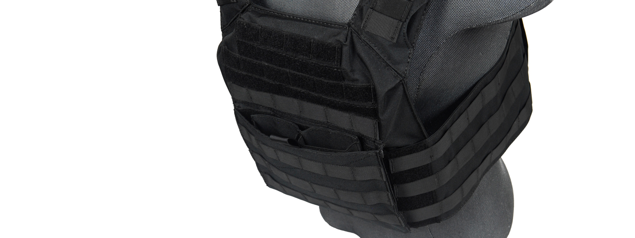 CA-313B2 SAPC w/DUAL INNER MAG POUCH + SHOULDER PADS (BLACK) - Click Image to Close