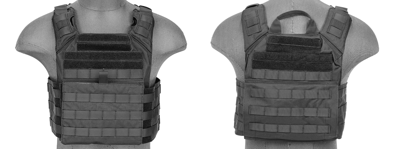 CA-313BN Nylon Speed Assault Tactical Vest (Black) - Click Image to Close