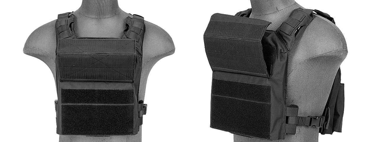 CA-313BN Nylon Speed Assault Tactical Vest (Black) - Click Image to Close